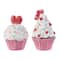 Glitzhome® Valentine's Resin Cupcakes Table Decor Set